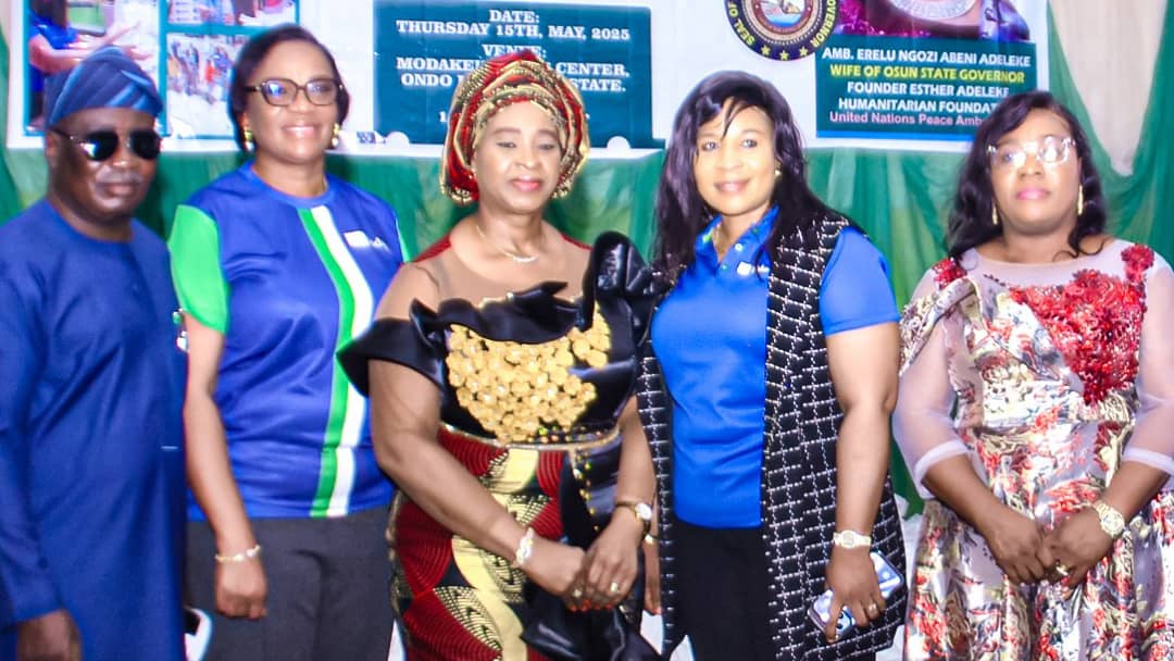[5/21, 10:29 PM] ATUFE FRI: Photo caption: L-R: Commissioner for Education, Osun State, Hon. Dipo Eluwole representing Governor Ademola Adeleke of Osun State; Regional Bank Head, SouthWest II, Fidelity Bank Plc, Mrs. Morenike Olabisi; Wife of Osun State Governor; Ambassador Ngozi Adeleke; Regional Operations Service Supervisor, Southwest 2, Fidelity Bank Plc, Mildred Ajepe; and Wife of the Deputy State Governor, Mrs. Olusola Adewusi; during the Fidelity Food Bank distribution in partnership with Esther Adeleke Foundation in Modakeke, Ile-Ife Community, Osun State recently. [5/21, 10:30 PM] ATUFE FRI: Press release Osun Residents Benefit from Fidelity Food Bank Initiative Over 4,500 residents have benefited from a two-day feeding programme organized by Fidelity Bank Plc in Abere and Modakeke communities in Ile-Ife, Osun State. The program, which saw to the distribution of essential food items, was executed in collaboration with the Ministry of Cooperatives and Empowerment and the Esther Adeleke Foundation. Speaking during the distribution event, the Managing Director/Chief Executive Officer, Fidelity Bank, Dr. Nneka Onyeali-Ikpe, represented by the Regional Bank Head, Southwest II, Mrs. Morenike Olabisi emphasized that the Fidelity Food Bank initiative underscores the bank's commitment to Corporate Social Responsibility (CSR) and community welfare. She noted that since the initiative was launched in April 2023 by Dr Nneka Onyeali-Ikpe, it has impacted communities across all six geopolitical zones in Nigeria. According to Mrs Olabisi, “This is the third distribution exercise in Osun State this year, and our aim is to achieve zero hunger in Nigeria and achieve the Sustainable Development Goal 2. Our CSR initiatives are designed not just to provide immediate relief, but to empower people and improve their livelihoods.  “The bank will be donating 500 Point of Sale (POS) machines to the Ministry of Cooperatives and Empowerment for onward distribution to residents In addition to the food bank distribution. “These POS machines will serve as an income-generating tool for many families and small business owners across the state. Fidelity prides itself as a responsible organisation, and we place a huge premium on the wellbeing of our host communities", she added. Responding to the gesture, the Governor of Osun State, Senator Ademola Adeleke represented by the Commissioner for Cooperatives and Empowerment, Bayo Ogungbangbe, commended Fidelity Bank for the social intervention programme and its continued support to the people.  “This is not the first time Fidelity Bank is giving back to the state and this shows that the well-being of the people is of top priority to the bank. We are deeply grateful for their sacrifice and we urge other corporate organizations to emulate Fidelity Bank on this laudable initiative", he stated.  On her part, the founder of Esther Adeleke Foundation and the wife of Osun State Governor, Erelu Ngozi Adeleke, emphasized that this is the second edition of the Fidelity Food Bank in collaboration with Esther Adeleke Foundation noting that, the first edition at the Asubiaro Hospital, Osogbo inspired them to do more.  Her words, “My resolve to help the needy and alleviate poverty necessitated my partnership with Fidelity Bank in the distribution of food items to the needy.  There is hardship in the country, and I am doing my best to support the governor of Osun State to cater for the needs of Osun people. "I want to appreciate the management of Fidelity bank for their dedication to the people of Osun state, and we want to assure the bank that they have our utmost support”, she added.  Ranked among the best banks in Nigeria, Fidelity Bank Plc is a full-fledged Commercial Deposit Money Bank serving over 9.1 million customers through digital banking channels, its 255 business offices in Nigeria and United Kingdom subsidiary, FidBank UK Limited. The bank is also a recipient of multiple local and international Awards, including the 2024 Excellence in Digital Transformation & MSME Banking Award by BusinessDay Banks and Financial Institutions (BAFI) Awards; the 2024 Most Innovative Mobile Banking Application Award for its Fidelity Mobile App by Global Business Outlook, and the 2024 Most Innovative Investment Banking Service Provider Award by Global Brands Magazine.  Additionally, the bank was recognized as the Best Bank for SMEs in Nigeria by the Euromoney Awards for Excellence and as the Export Financing Bank of the Year by the BusinessDay Banks and Financial Institutions (BAFI) Awards