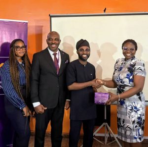 Photo caption: L-R: Miss Adaku Sharon Nwankwo, Digital PR Executive, Polaris Bank Limited, Mr. Rasheed Bolanriwa, Acting Head, Brand Management & Corporate Communications, Polaris Bank; Mr. Abayomi Adisa, Senior Journalist, BBC and Mrs. Bukola Oluyadi, Group Head, Customer Experience & Value Management at Polaris Bank during the hybrid capacity-building seminar organised by the Bank for journalists in Lagos recently.
