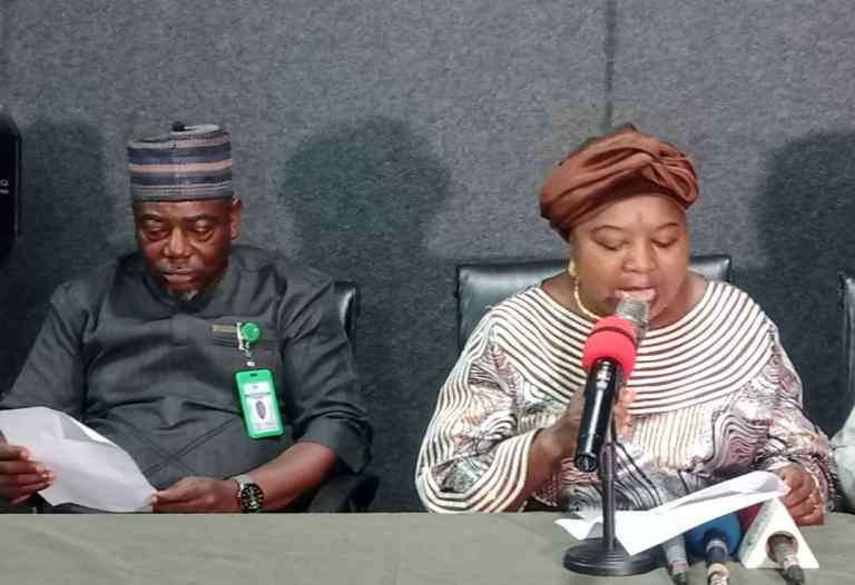 R-L: Director General of the Standards Organization of Nigeria, SON, Dr. Ifeanyi Okeke was represented by the regulatory agency’s Director, Corporate Affairs –Mrs Talatu Ethan