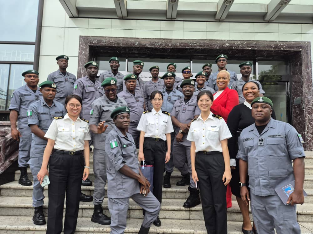 Some senior officers of the Nigeria Customs Service attending the GACC bilateral knowledge exchange and capacity development training in customs administration.