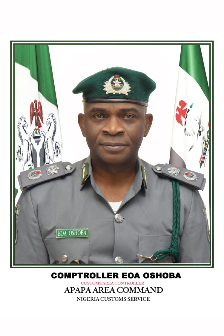 CAC Apapa Port Command, Comptroller Emmanuel Oshoba