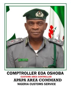 Comptroller Emmanuel Oshoba, CAC, Apapa Port Command
