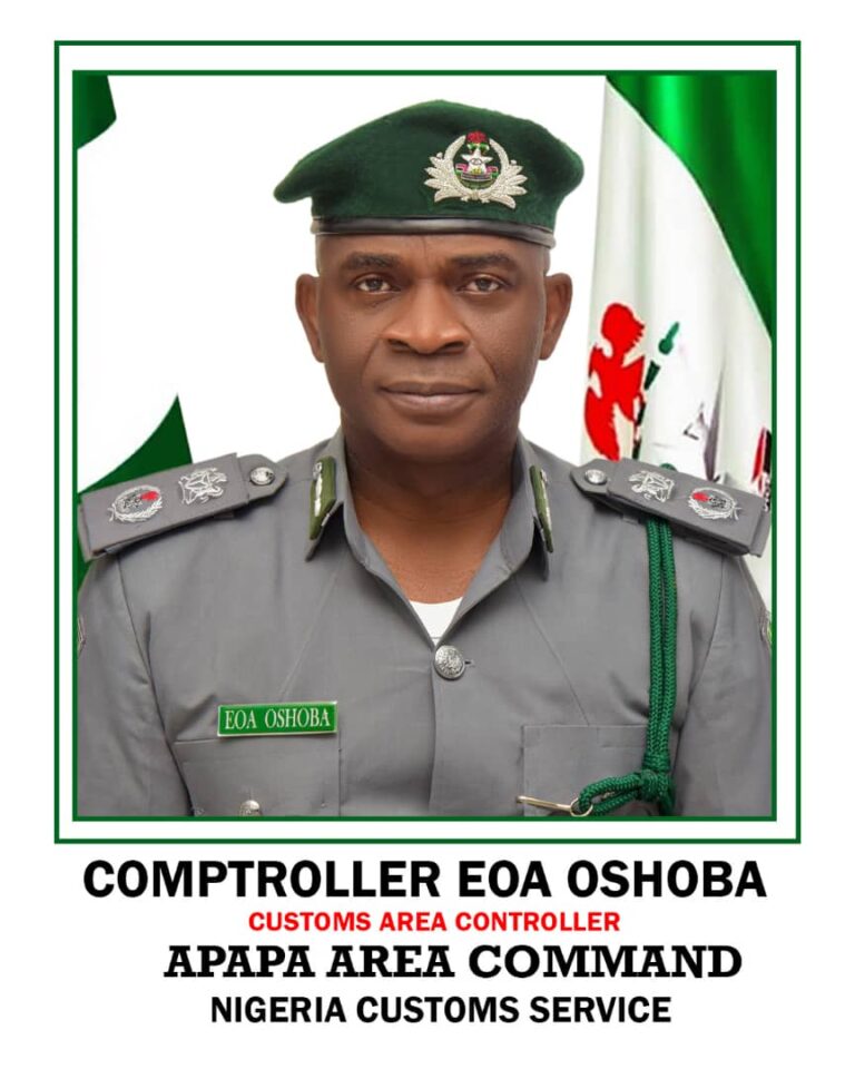 Comptroller Emmanuel Oshoba, CAC, Apapa Port Command