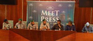CGC Adewale Bashir Adeniyi at the media press briefing on C- PACT