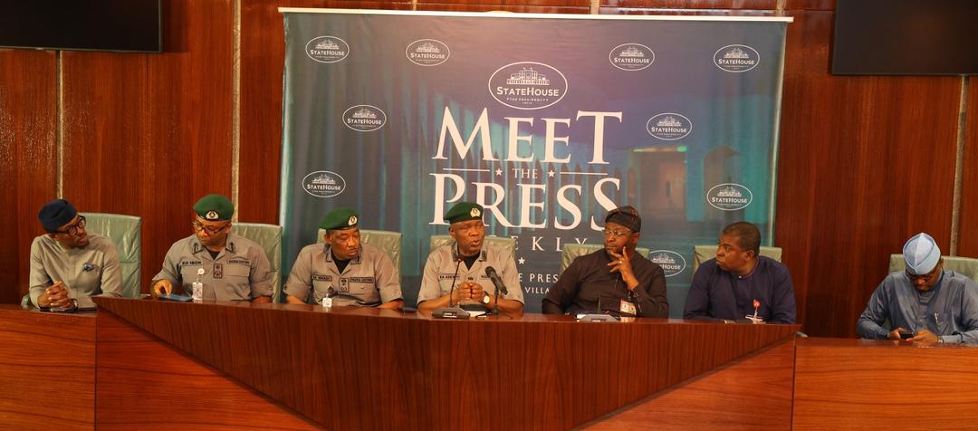 CGC Adewale Bashir Adeniyi at the media press briefing on C- PACT
