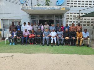 Customs Area Controller, Comptroller E. J. Edelduok, Kirikiri Lighter Terminal (KLT) Command, pose for photograph during a strategic stakeholders’ engagement with operators in the oil and gas sector organized by the KLT Command