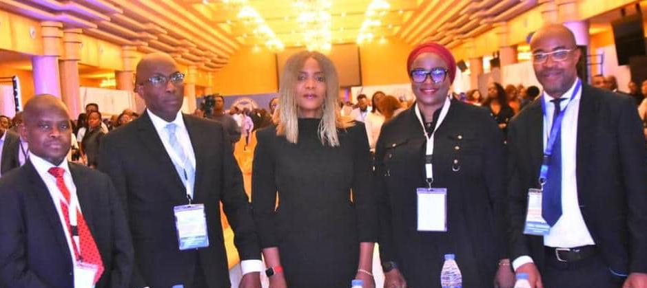 From left;Director, Securities and Investment Services, Securities and Exchange Commission,, Mr. Abdulkadir Abbas; Director Legal Department SEC, Nestor Ikeagu; Executive Commissioner, Legal & Enforcement, SEC, Frana Chukwuogor; Director Registration Exchanges and Market Infrastructure SEC, Hafsat Rufai and Executive Secretary and Chief Executive Officer of the National Agricultural; Mr Abu Ibrahim Senior Manager SEC, at the Compliance summit 2025. With theme 'Innovation and compliance balancing risks and opportunities " organised by the Nigerian Capital Market Institute and SEC in Lagos, Monday