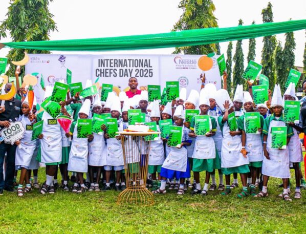 Nestlé Professional, in collaboration with the World Association of Chefs’ Societies (Worldchefs) and the Association of Professional Chefs Nigeria (APCN), joined chefs celebration of International Chefs Day 2025with children on October 21, 2025, at Nestlé’s Sagamu Factory in Ogun State,