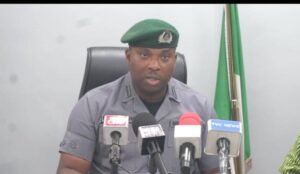 Acting Customs Area Controller of the Kirikiri Lighter Terminal Area Command, Deputy Comptroller B. L Adigun