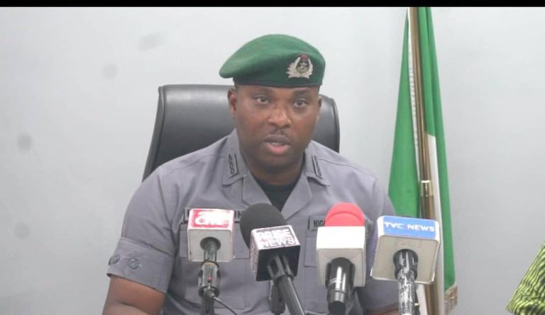 Acting Customs Area Controller of the Kirikiri Lighter Terminal Area Command, Deputy Comptroller B. L Adigun