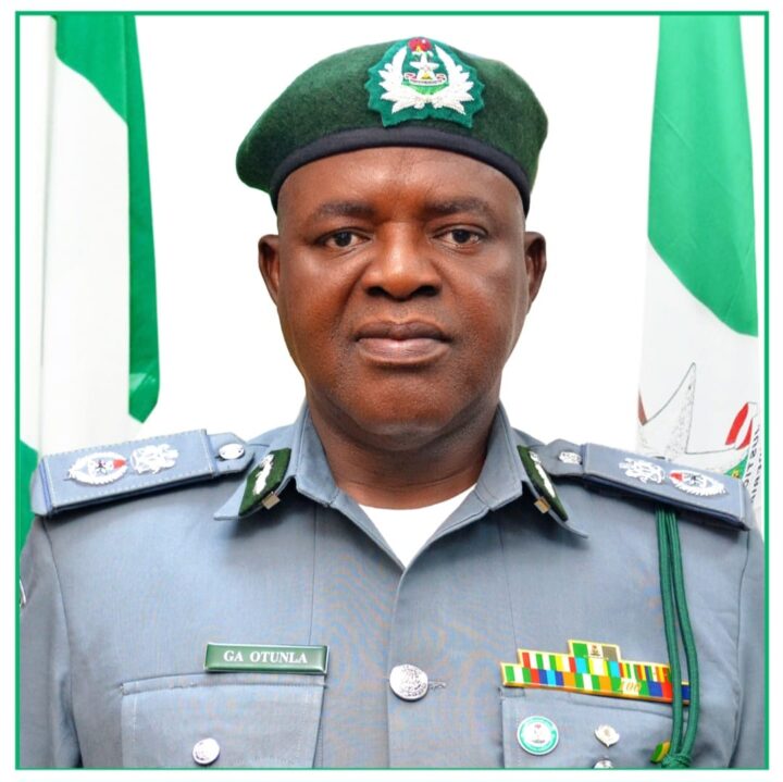 Comptroller G.A. Otunla, Customs Area Controller, Murtala Muhammad Area Command