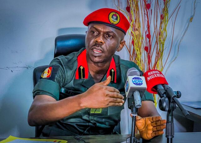 ACC Attah John Onoja, Commander of the NSCDC Mining Marshals*