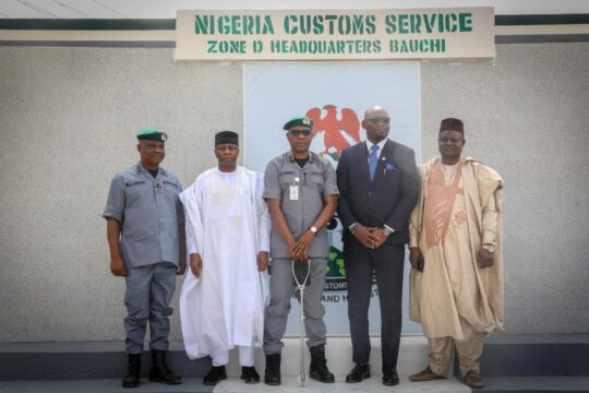 Official commissioning of the Abdul Samad Rabiu / Nigeria Customs Service Hospital,, a 60-bed healthcare facility in Bauvhi, by the CG of Customs, Adewale Adeniyi, on Tuesday, February 17, 2026,