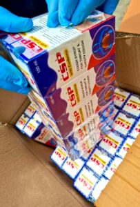 Seized Codeine Syrups at Apapa port