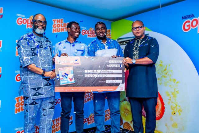 Plateau Grocery Seller Winner of ₦5 Million Golden Morn Golden Hunt Reward