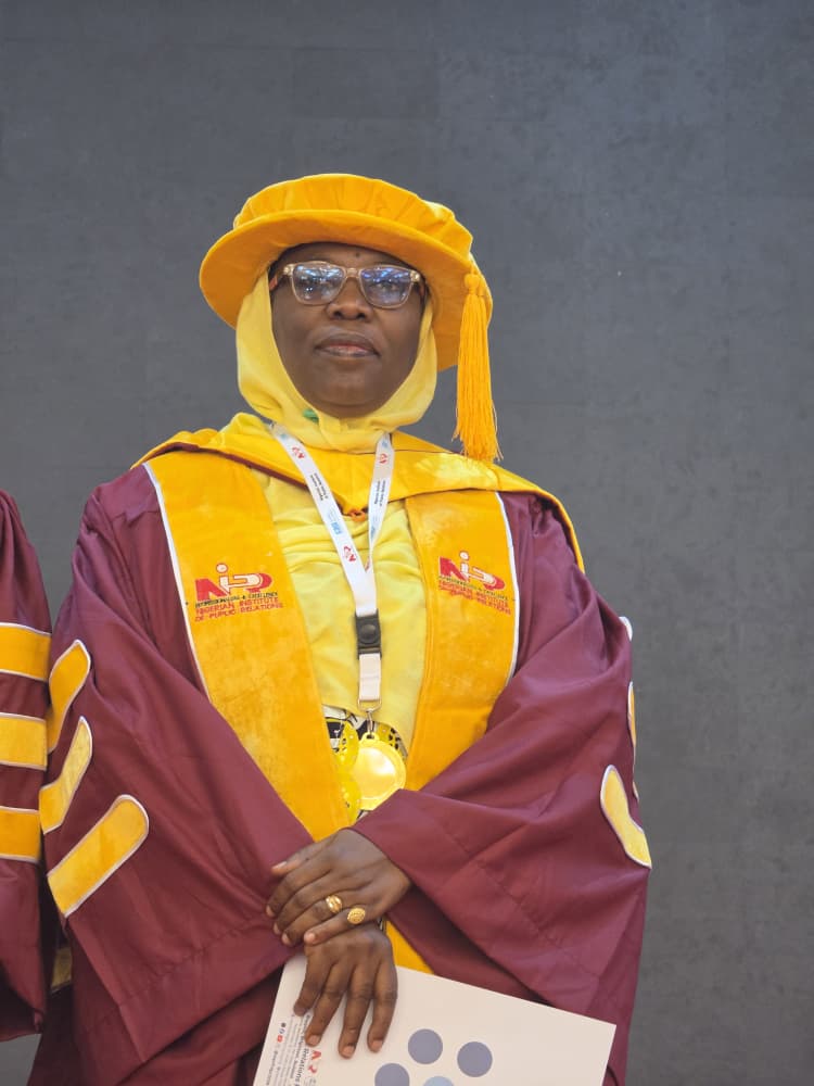Director of Administration and Human Resources, NIMASA, Mrs. Moji A.. Jimoh, FNIPR