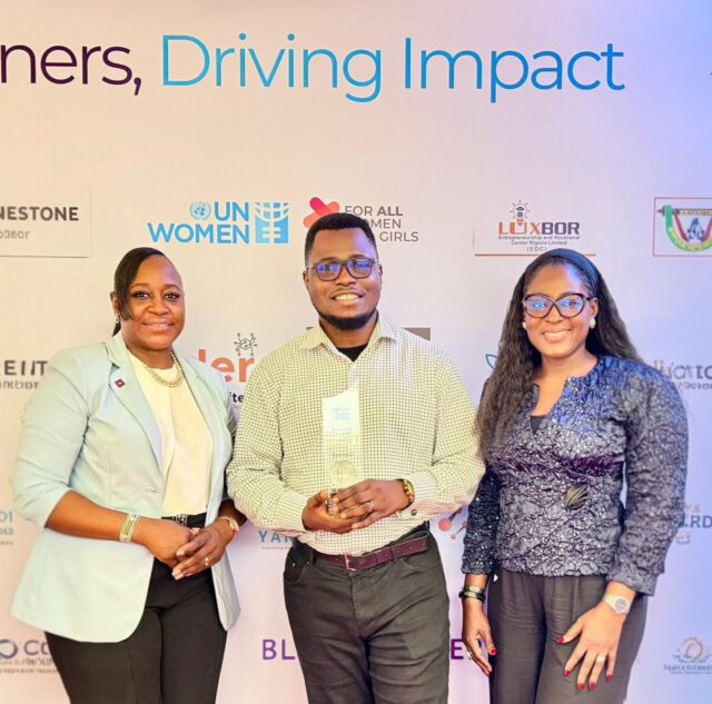 L-R: Cynthia Sanyaolu, Head, Talent Management, Polaris Bank; Mathew Oji, Product Strategy, Polaris Bank; and Olanrewaju Oyekunle, Head, HR Operations, Polaris Bank, at the 2026 Jobberman Partners’ Convening in Lagos, where Polaris Bank was honoured with the Private Sector Champion Award in recognition of its outstanding contributions to youth employment, talent development, and workforce empowerment across Nigeria.