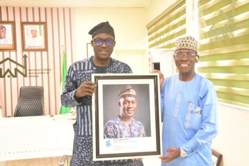 DG, MAN, Segun Ajayi Kadiri with the Chairman of CICAN, Taiwo Hassan