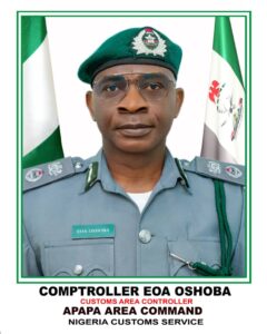 Comptroller Emmanuel Oshoba, CAC, Apapa Ports Command 