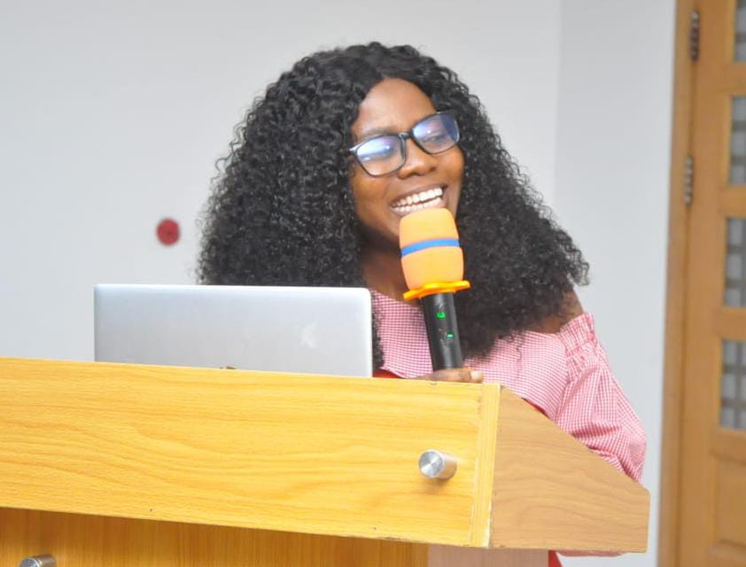 Senior rating analyst at DaItapro, Victoria Balogun, representative of the Managing Director, DataPro Limited, Mr. Abimbola Adeseyoju, at the FiBOP 2026 Annual Conference held at Orchids Hotel, Lekki - Lagos recently.
