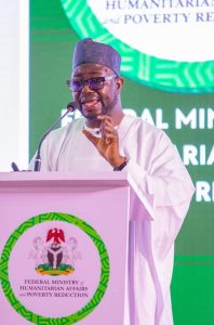Minister of Humanitarian Affairs and Poverty Reduction, Dr. Bernard M. Doro